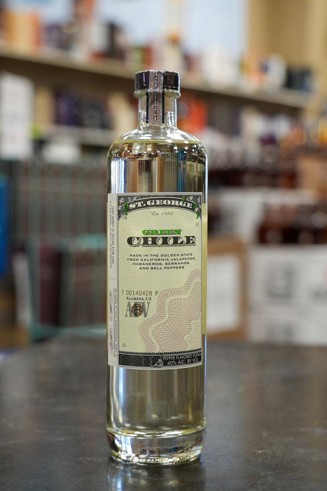 St. George Spirits Green Chile Vodka