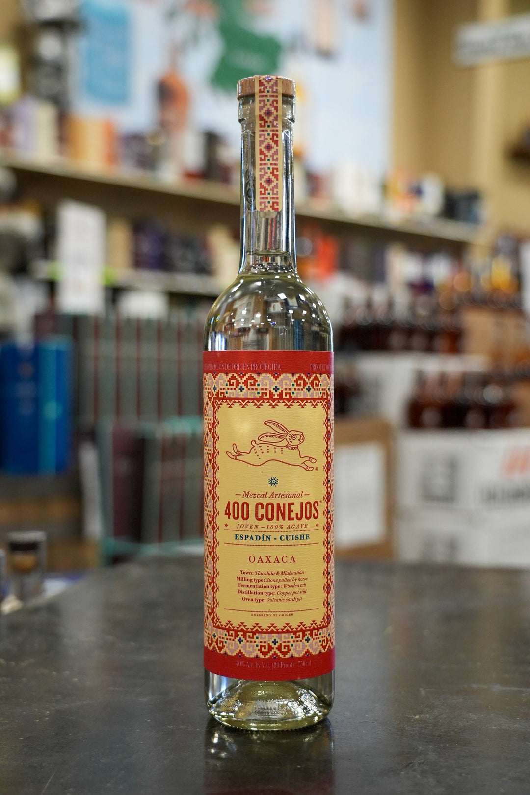 400 Conejos Espadin Cuishe Joven Mezcal