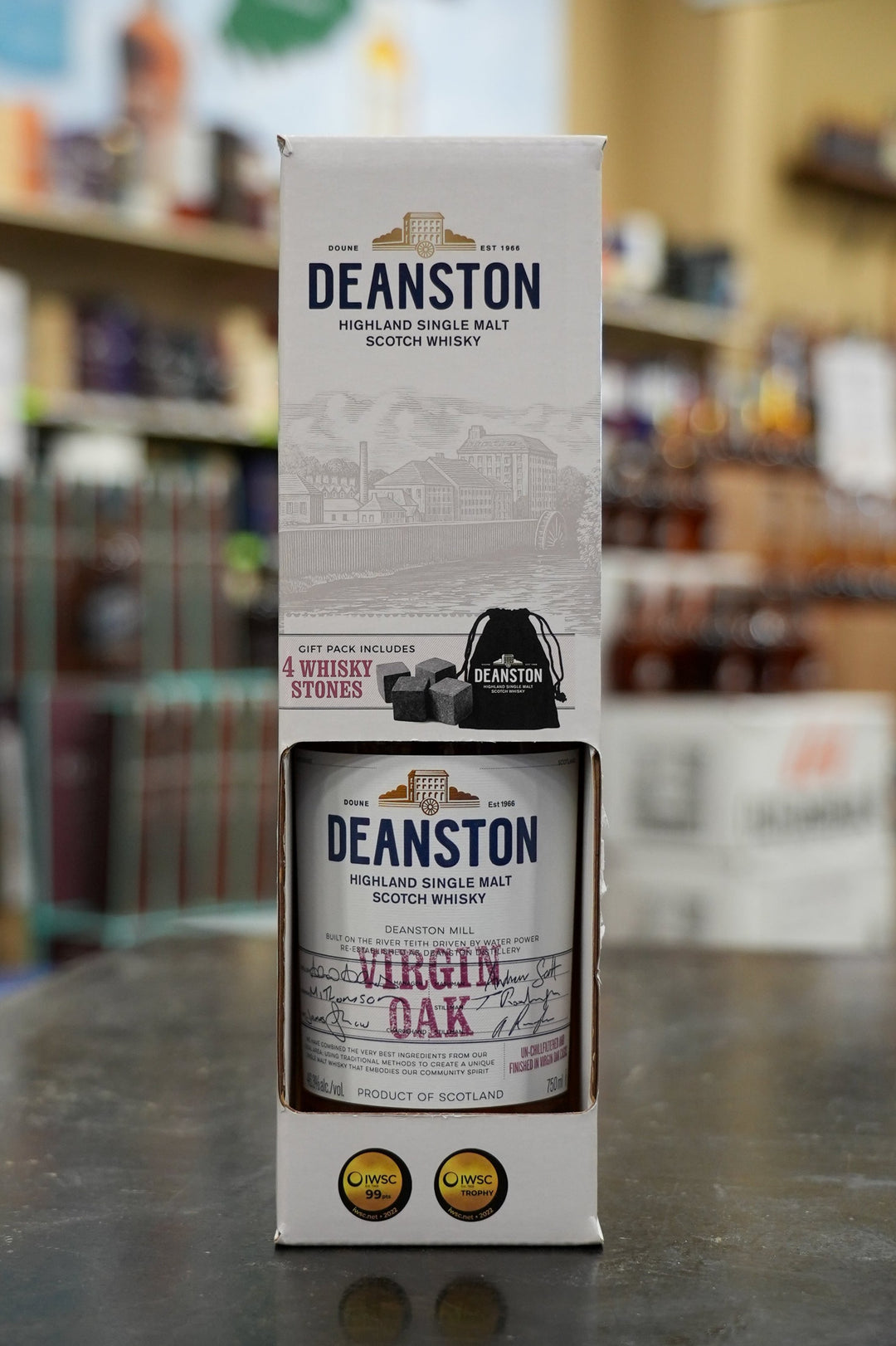 Deanston Single Malt Scotch Whiskey Finished In Virgin Oak
