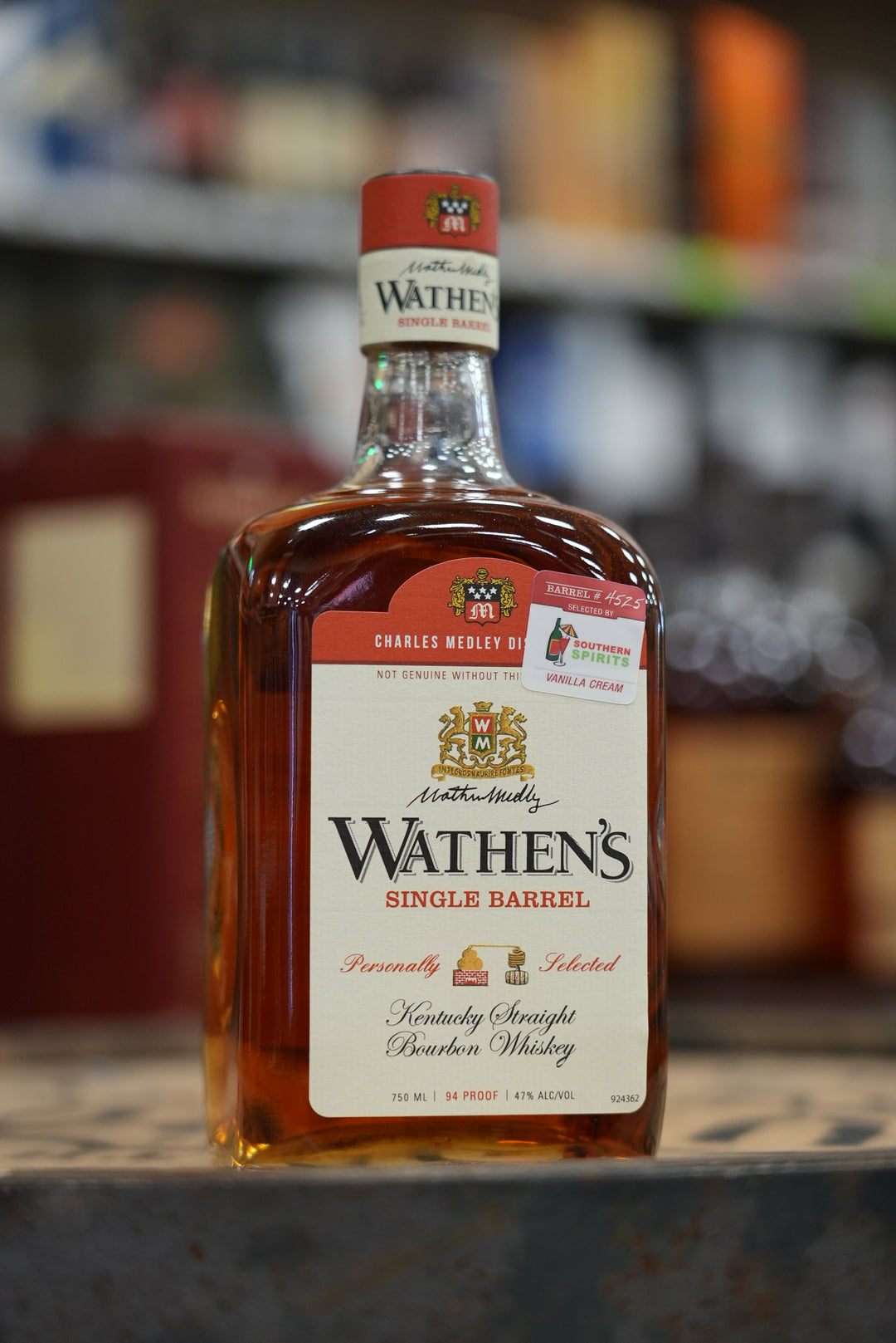 WATHEN'S SINGLE BARREL STORE PICK "VANILLA CREAM"