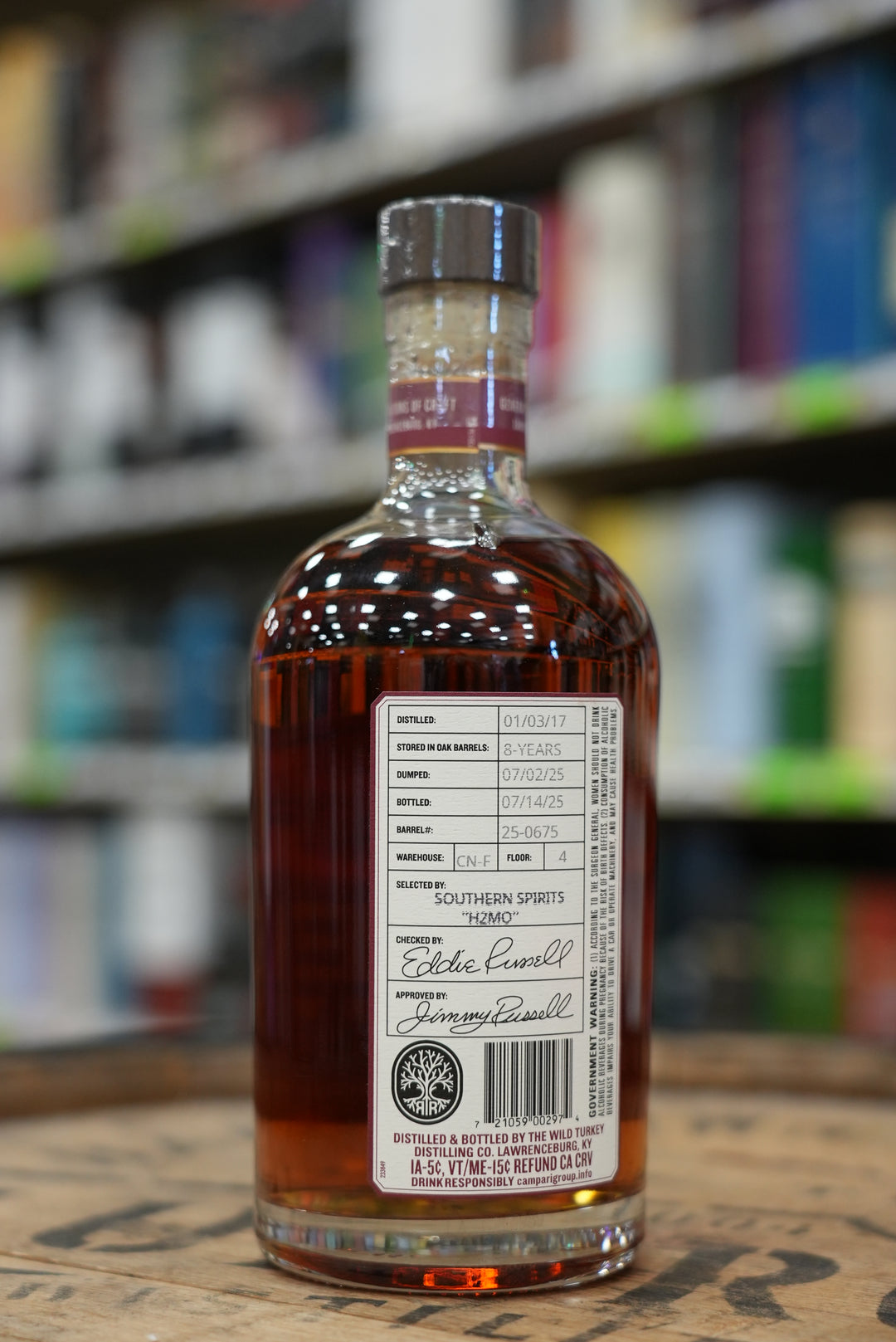 RUSSELL'S RESERVE SINGLE BARREL STORE PICK "H2MO"