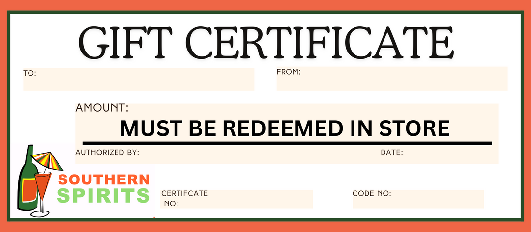 $250 Southern Spirits Gift Card (Physical Product)