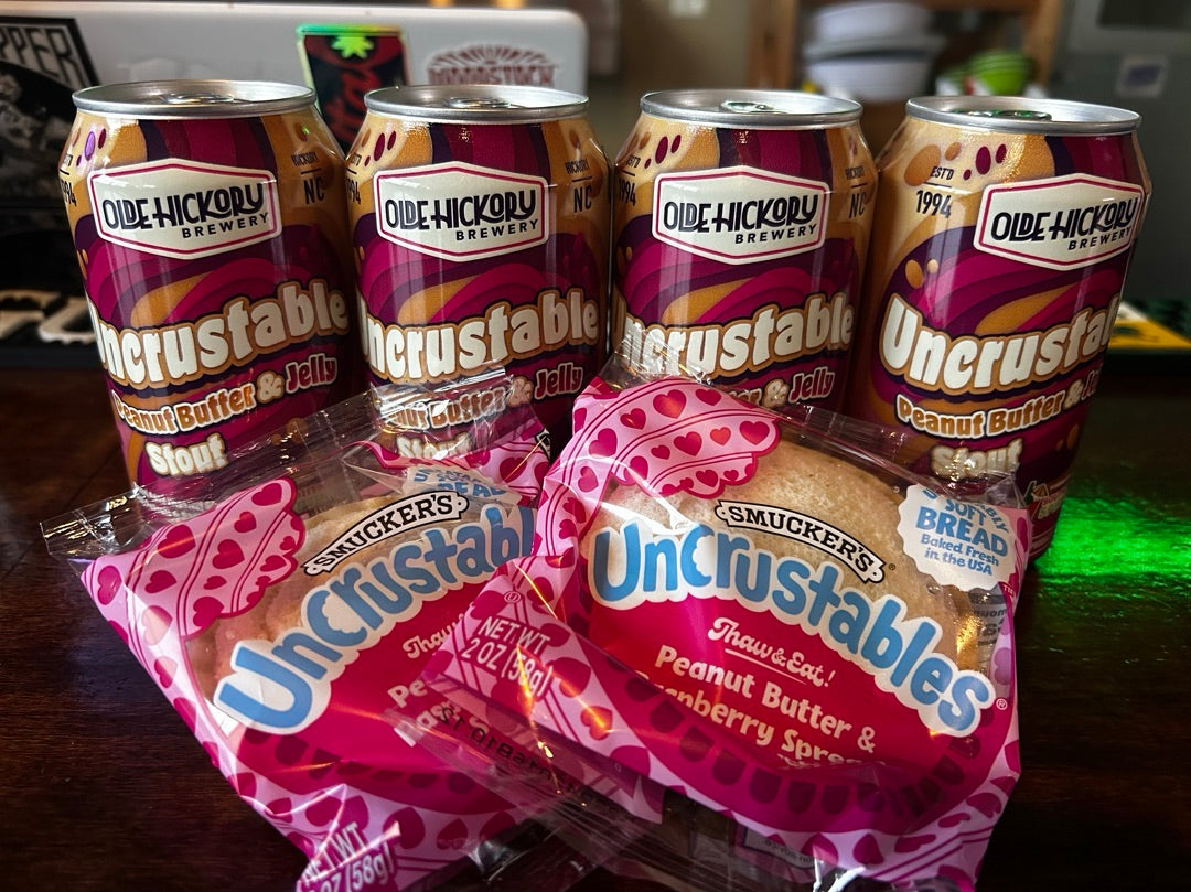 Olde Hickory Brewing x Southern Spirits Collaboration “Uncrustable” Barrel-Aged Imperial Stout