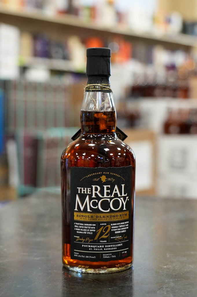 The Real McCoy 12 Year Old Single Blended Rum – My Store