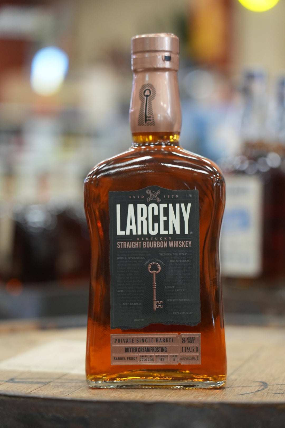 Larceny Barrel Proof 8+ YEAR "Butter Cream Frosting" 119.5 PROOF
