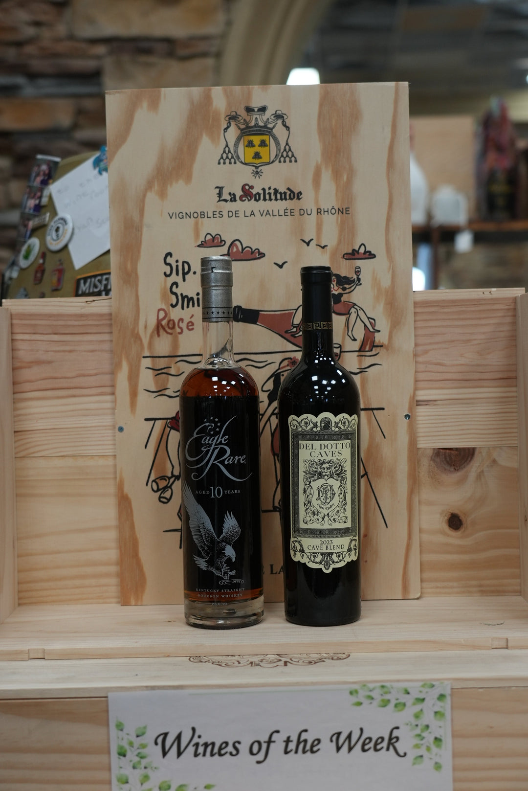 WINE PAIRING- Del Dotto & Eagle Rare